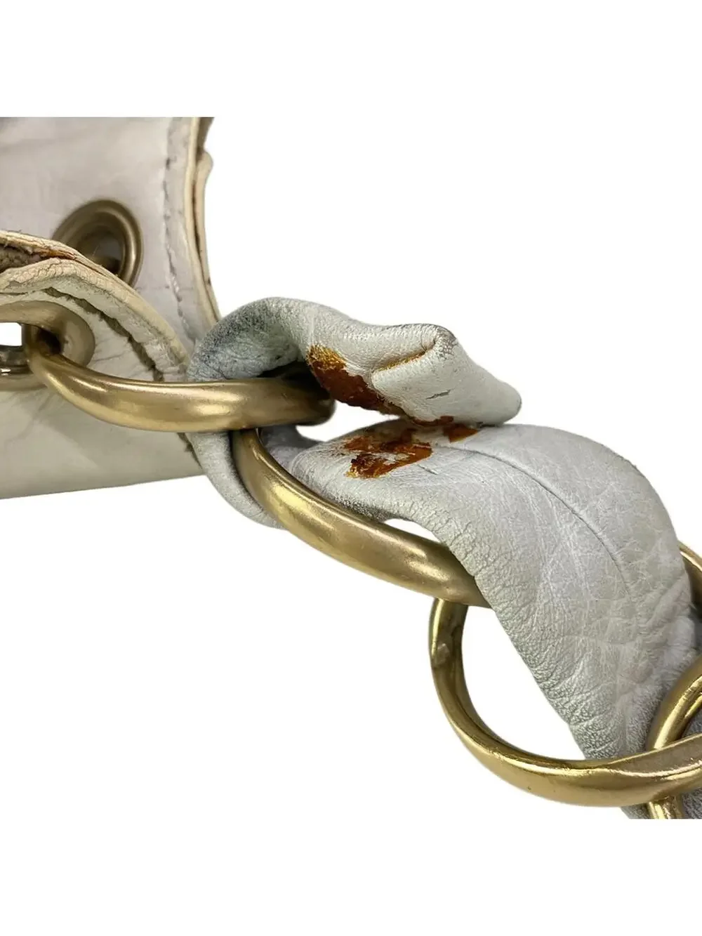 Chanel Khaki Cream Canvas Leather #304192C10B